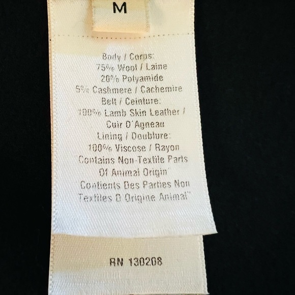 EDUN WOMEN’S NAVY WOOL MID LENGTH COAT SIZE MEDIUM - Picture 11 of 15